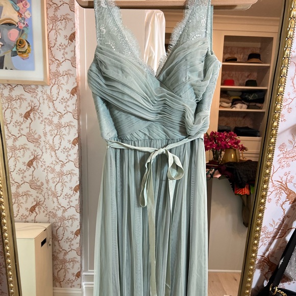 BHLDN Sage Bridesmaid Dress - Picture 2 of 4
